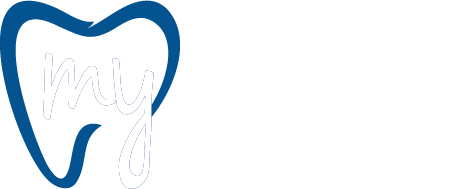 The image features a logo with a stylized tooth graphic at the top, followed by text that reads  MY FAMILY DENTAL  in capital letters, suggesting it s related to dental care services provided by a family dental practice.